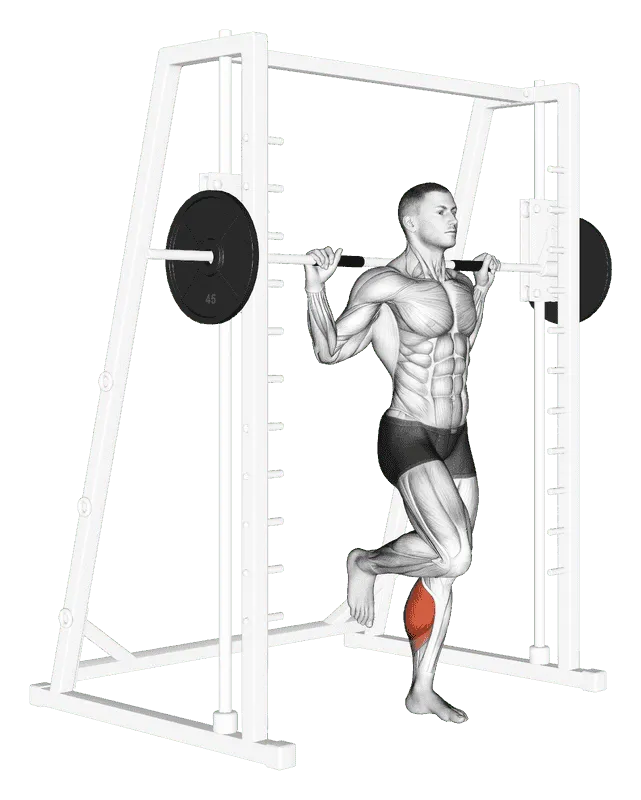 Smith One-Leg Floor Calf Raise