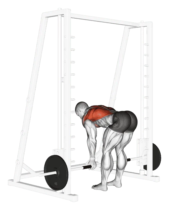 Smith Reverse Grip Bent Over Row