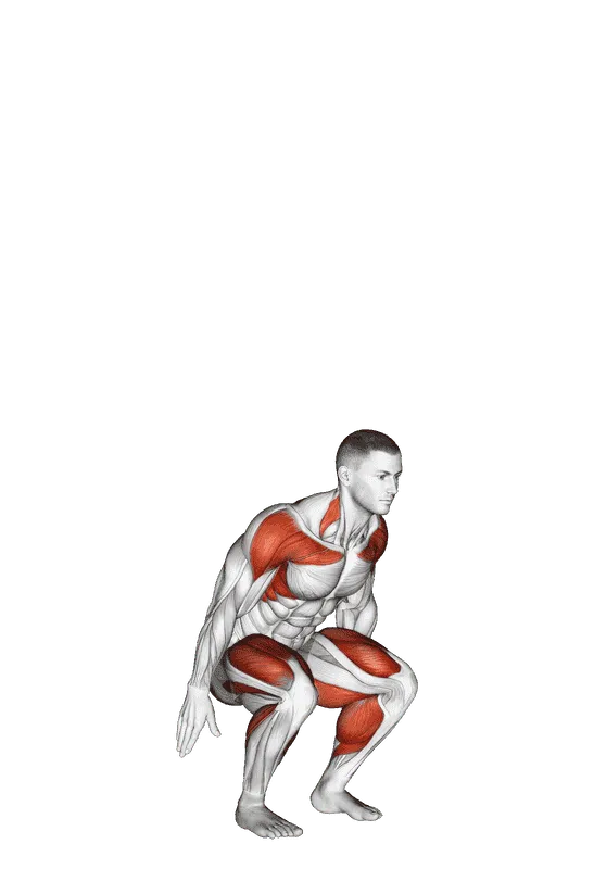 Squat to Overhead Reach