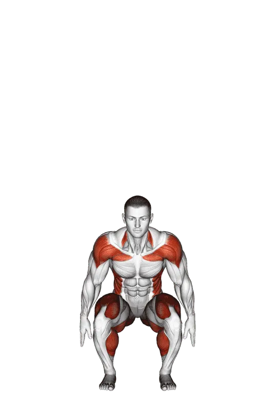 Squat to Overhead Reach with Twist