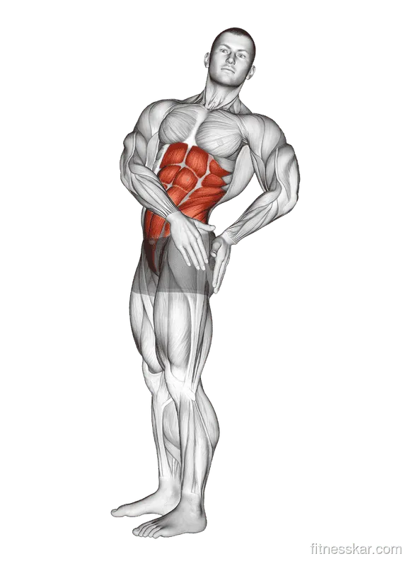 Standing Abs Rotation Stretch