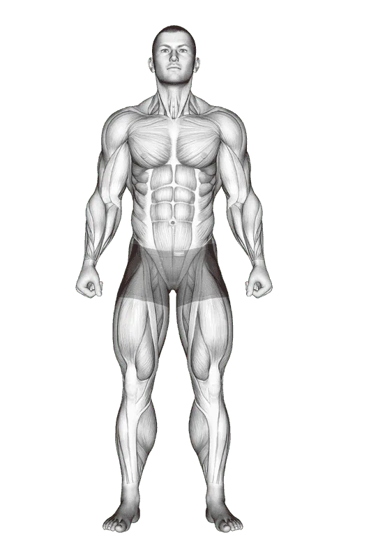 Straight Leg Outer Hip Abductor, Male demonstration, Start
