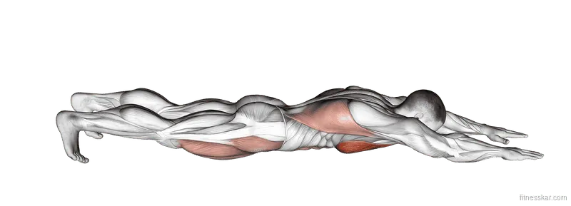 Superman Push-Up, Male demonstration, Start