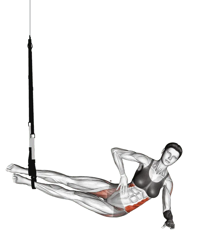 Suspender Side Bridge, Female demonstration, Start