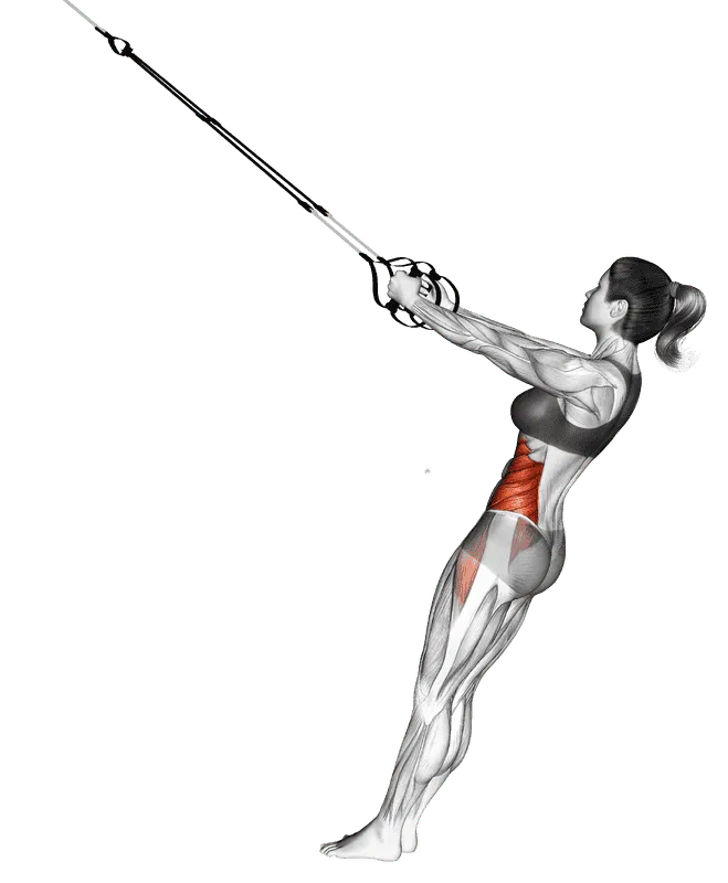 Suspender Twist, Female demonstration, Start