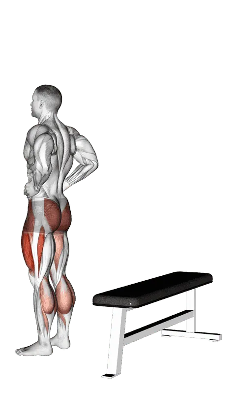 Transverse Step-Up, Male demonstration, Start