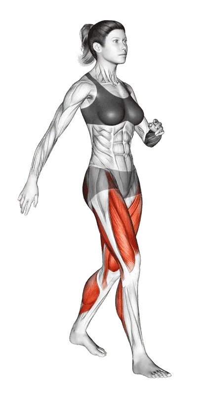 Walking, Female demonstration, Start