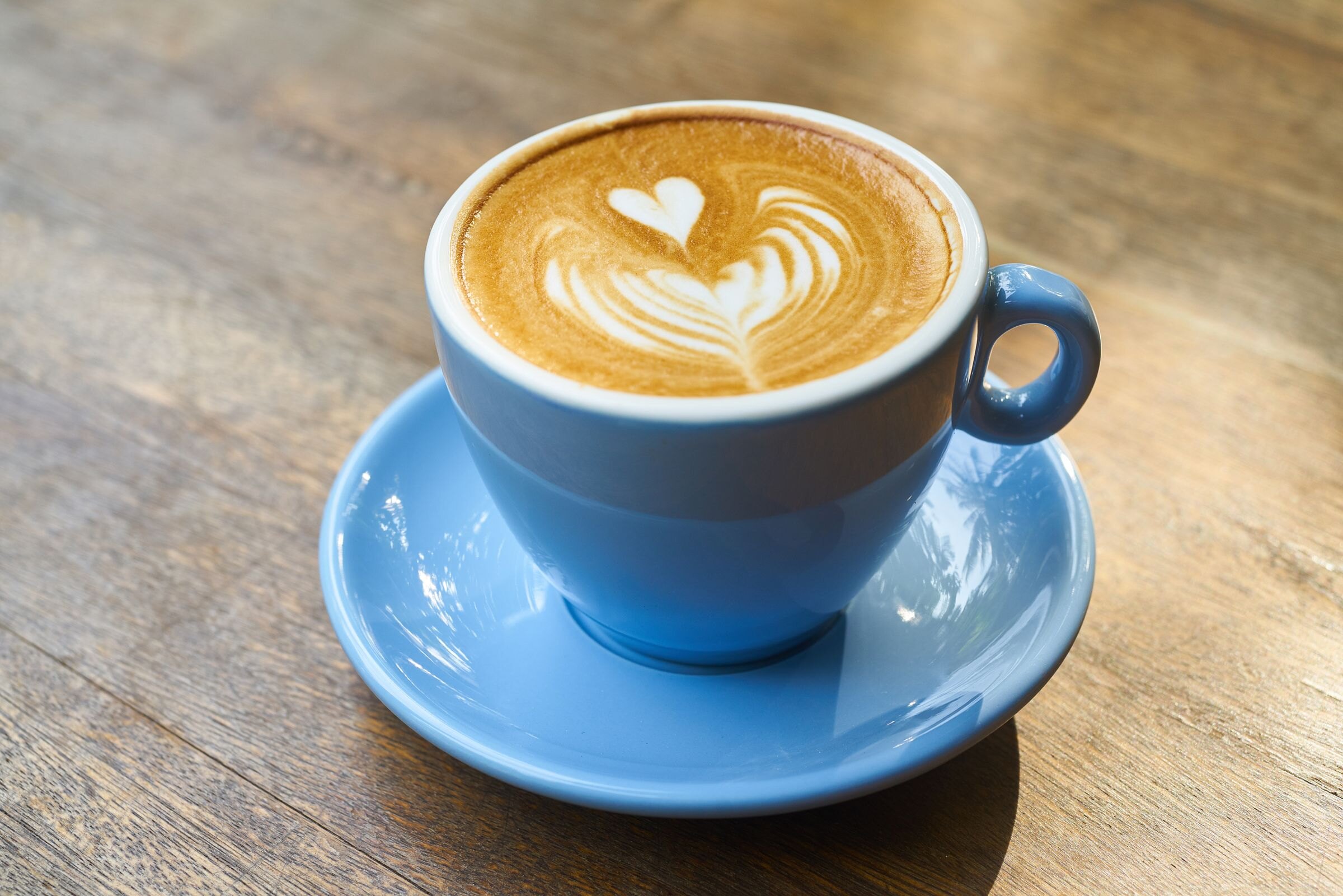 A cup of coffee with latte art